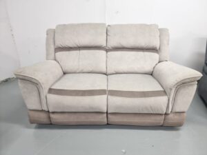 Brand New Scs Fortuna Beige 2 Seater Manual Recliner Sofa