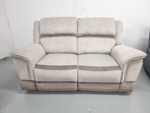 Brand New Scs Fortuna Beige 2 Seater Manual Recliner Sofa