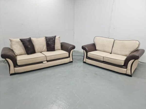 Scs Piper Fabric 3 and 2 Seater Sofas