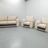 Scs Fabric 3 Piece Suite Sofa and Chair - Image 3