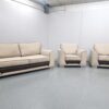 Scs Fabric 3 Piece Suite Sofa and Chair - Image 4