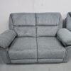 Elio Grey Fabric 3 and 2 Seater Manual Recliner Sofas - Image 4