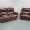 Sofology Heritage Leather 2 and 1 Seat Manual Recliner Sofa and Electric Recliner Chair - Image 3