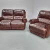 Sofology Heritage Leather 2 and 1 Seat Manual Recliner Sofa and Electric Recliner Chair - Image 4