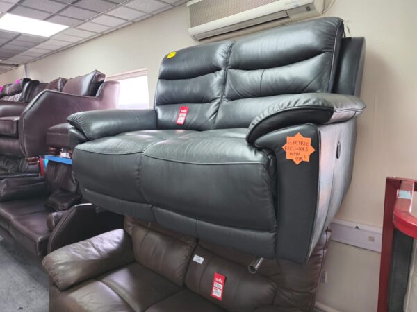Dfs Slate Grey 2 Seater Electric Recliner Sofa with USB - Image 3