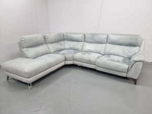 Dfs Grey Electric Recliner Corner Sofa