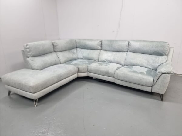 Dfs Grey Electric Recliner Corner Sofa