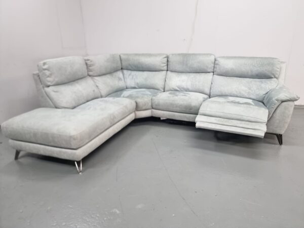 Dfs Grey Electric Recliner Corner Sofa - Image 4