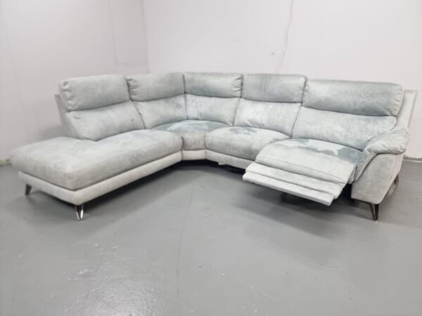 Dfs Grey Electric Recliner Corner Sofa - Image 5