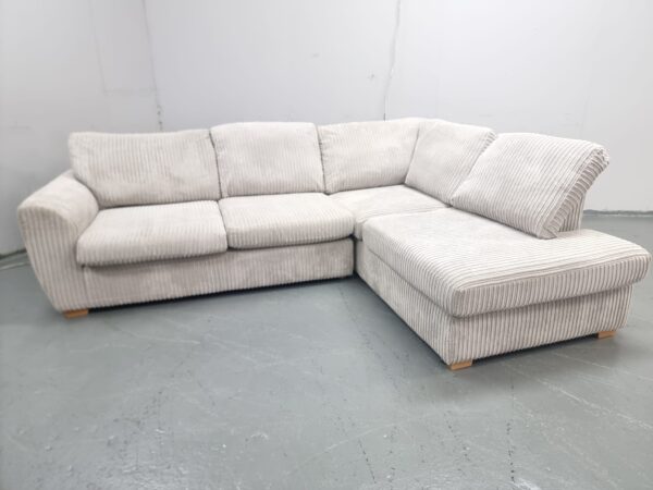 Dfs Cream Corded Corner Sofa - Image 3