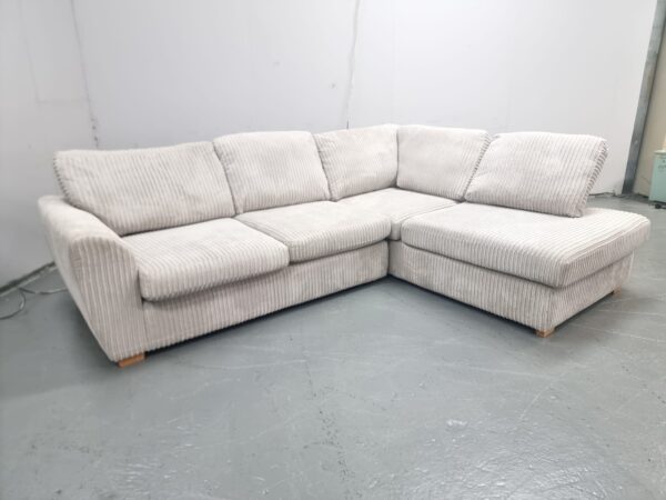 Dfs Cream Corded Corner Sofa - Image 4
