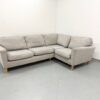 Grey Fabric Static Corner Sofa