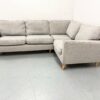 Grey Fabric Static Corner Sofa - Image 2