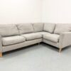 Grey Fabric Static Corner Sofa - Image 3