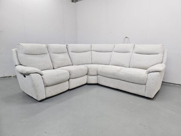 Scs Fabric Electric Recliner Left Hand Corner Sofa